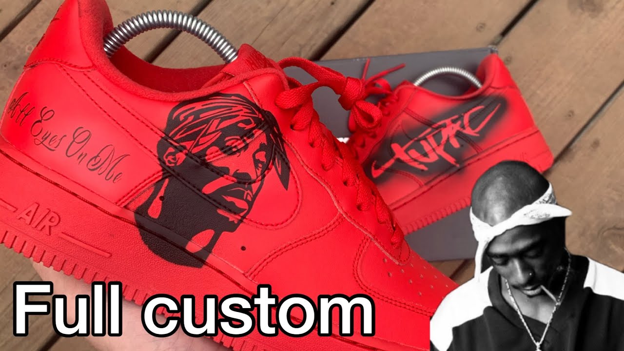 CUSTOM AIR FORCE 1  &ldquo;2pac&rdquo; (Satisfying)