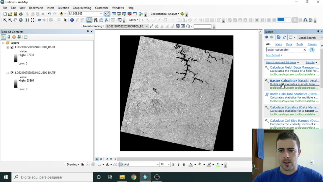 ArcGIS - Calculando o NDVI