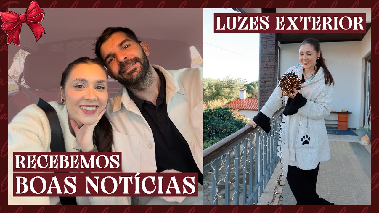 BOAS NOTÍCIAS! COMPRAS de DECORAÇÃO, COLOCAR as LUZES no EXTERIOR | Ep. 4 | Joana Gentil