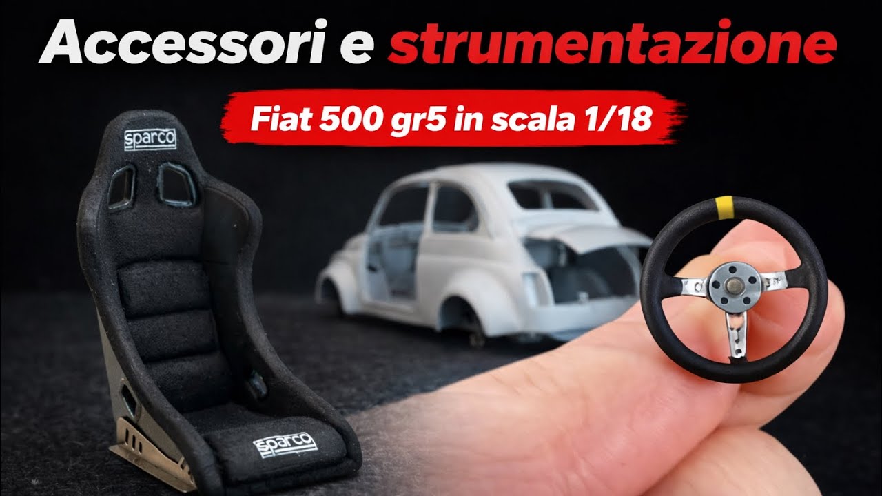 Creo ricambi e accessori per la 500 gr5 in scala 1/18 