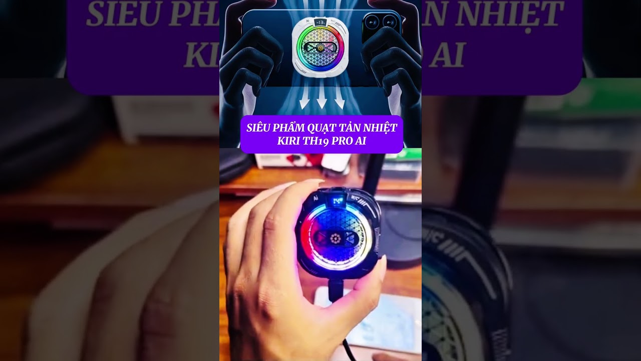 Si&ecirc;u phẩm quạt tản nhiệt kiri TH19 Pro Ai