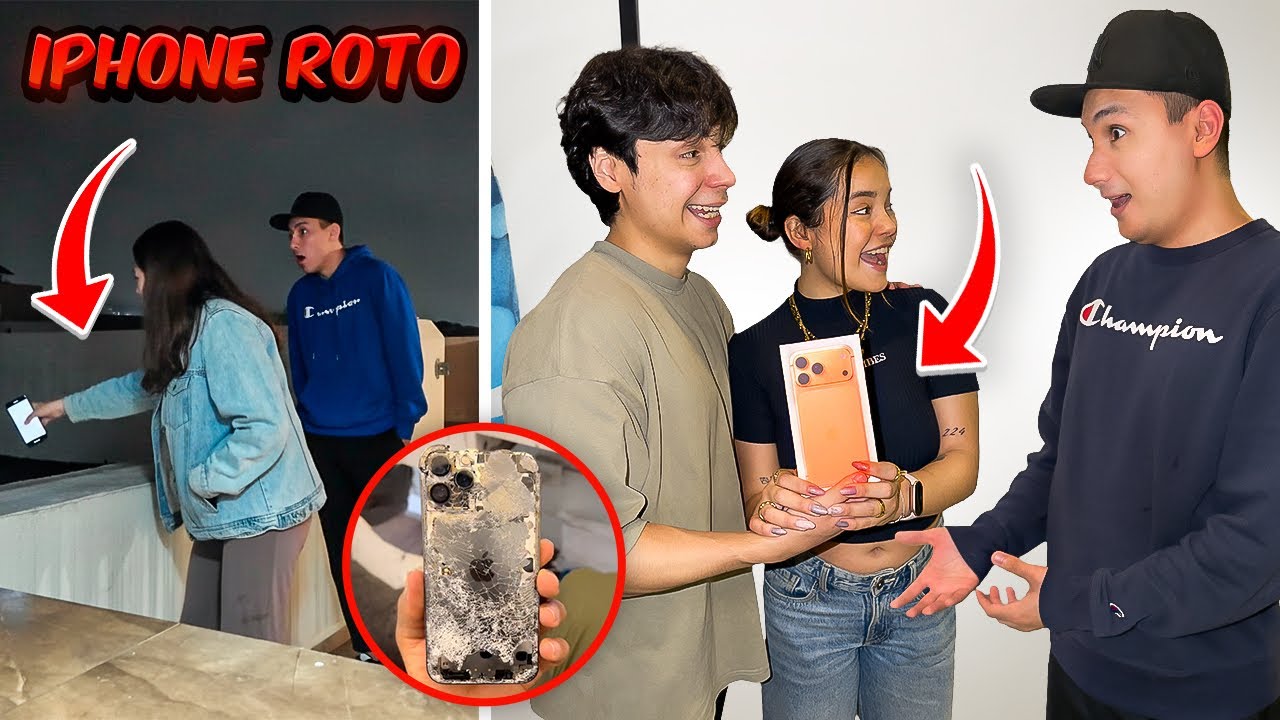 TIRAN MI CELULAR DESDE UN 3ER PISO y ME REGALAN EL IPHONE 17 PRO MAX😮