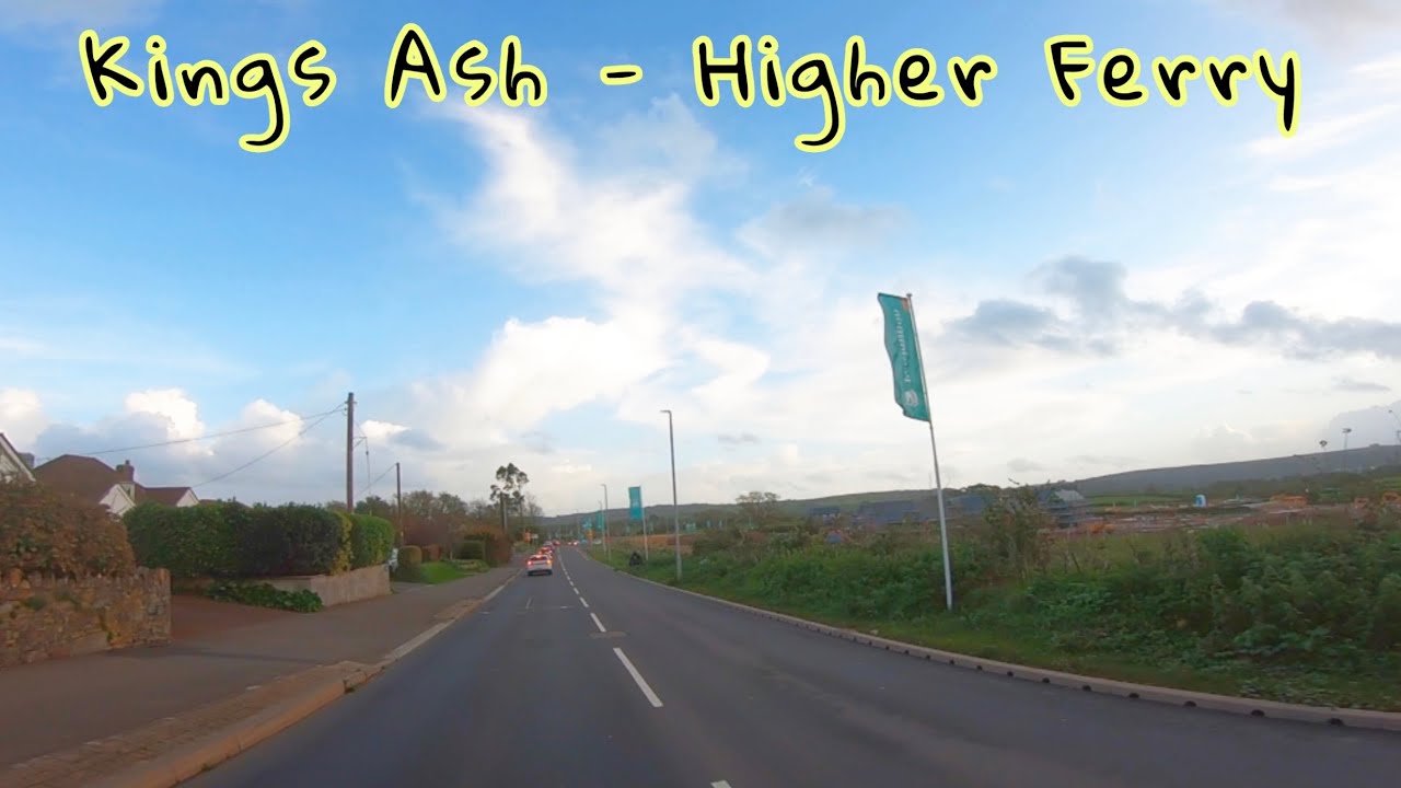 A drive with us production 29/10/23 Kings Ash - Brixham Road - Dartmouth Higher Ferry South Devon UK