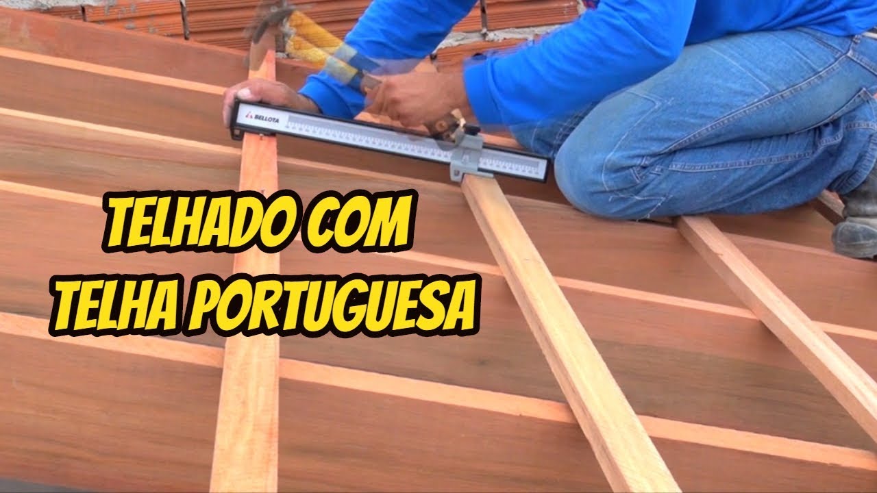 COMO FAZER TELHADO DE TELHA COLONIAL DIY