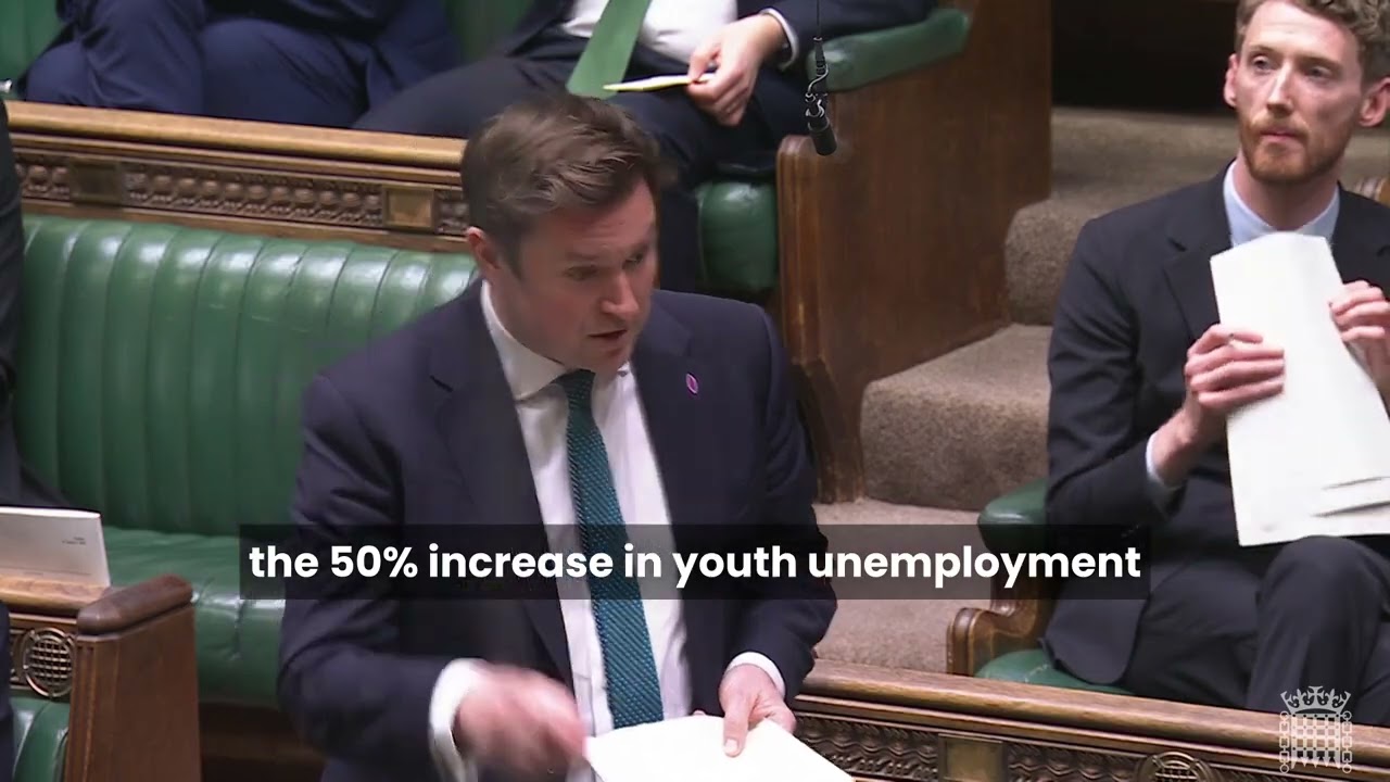STEVE RACE MP - Youth Unemployment