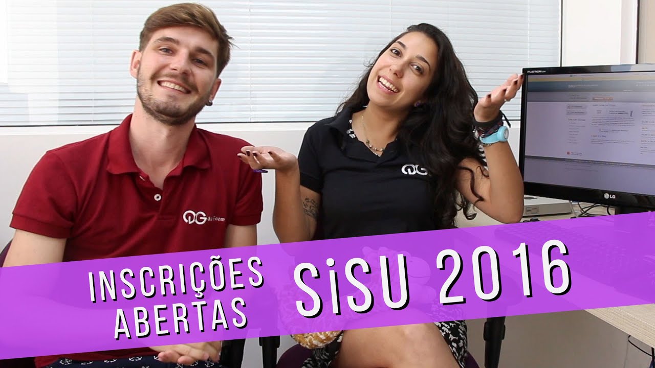 QGNIANOS: INSCRI&Ccedil;&Otilde;ES SiSU 2016