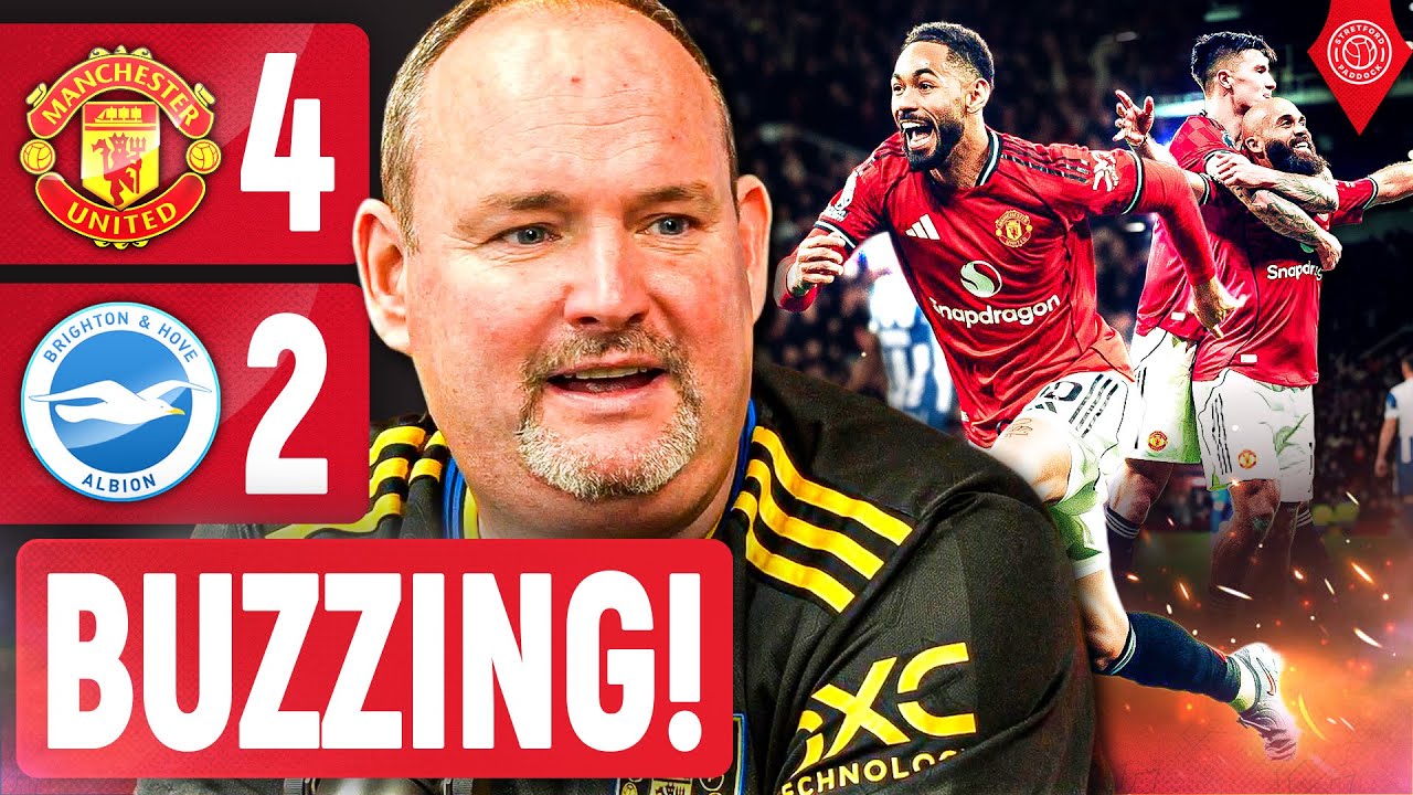 WE HAVE OUR CONFIDENCE BACK! | Andy Tate REACTS! | Manchester United 4-2 Brighton