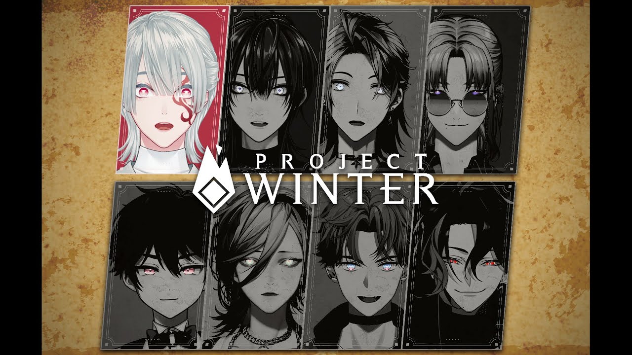 【#にじメン雪山人狼 | Project Winter】何するかわかんないけどとりあえず塗る【弦月藤士郎/にじさんじ】