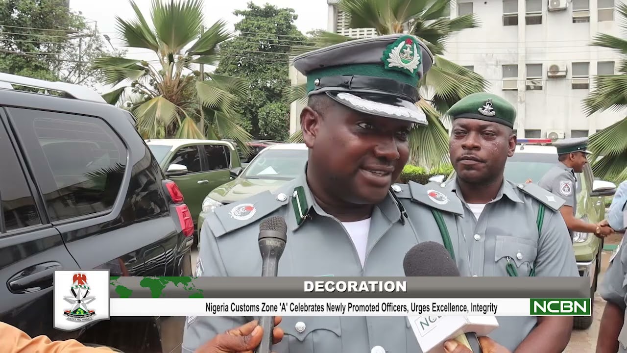 Nigeria Customs Zone ‘A’ Celebrates Newly Promoted Officers, Urges Excellence, integrity