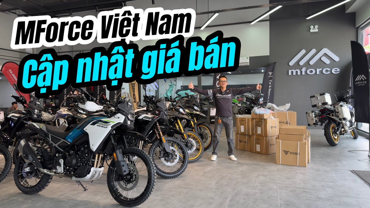 Showroom MForce Việt Nam giá bán các mẫu xe mới nhất