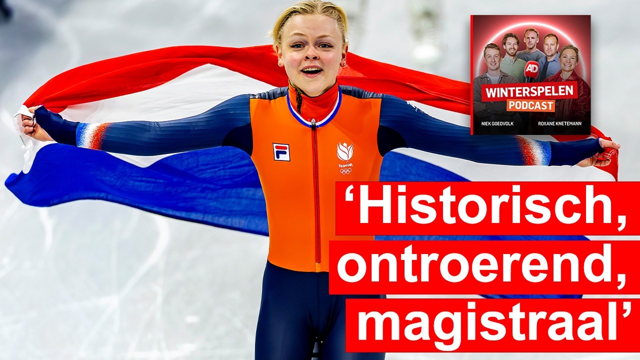 'Xandra Velzeboer heeft gewoon 18 rondjes alleen gereden' (AD Winterspelen Podcast 12 februari)