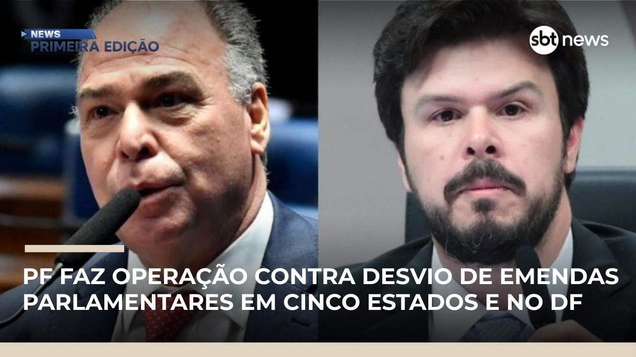 Ex-senador e filho deputado são alvos de operação da PF | #NewsPrimeiraEdição