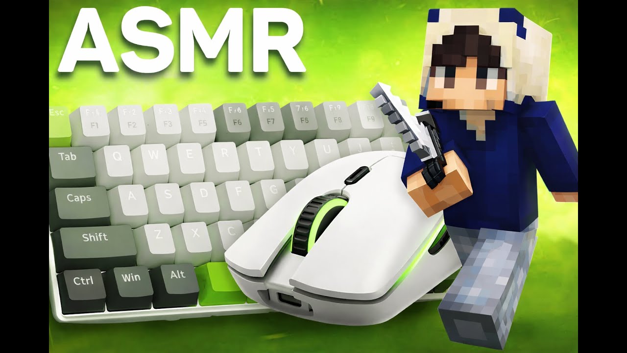 20 Minutes ASMR Keyboard & Mouse Sounds | Hypixel Bedwars