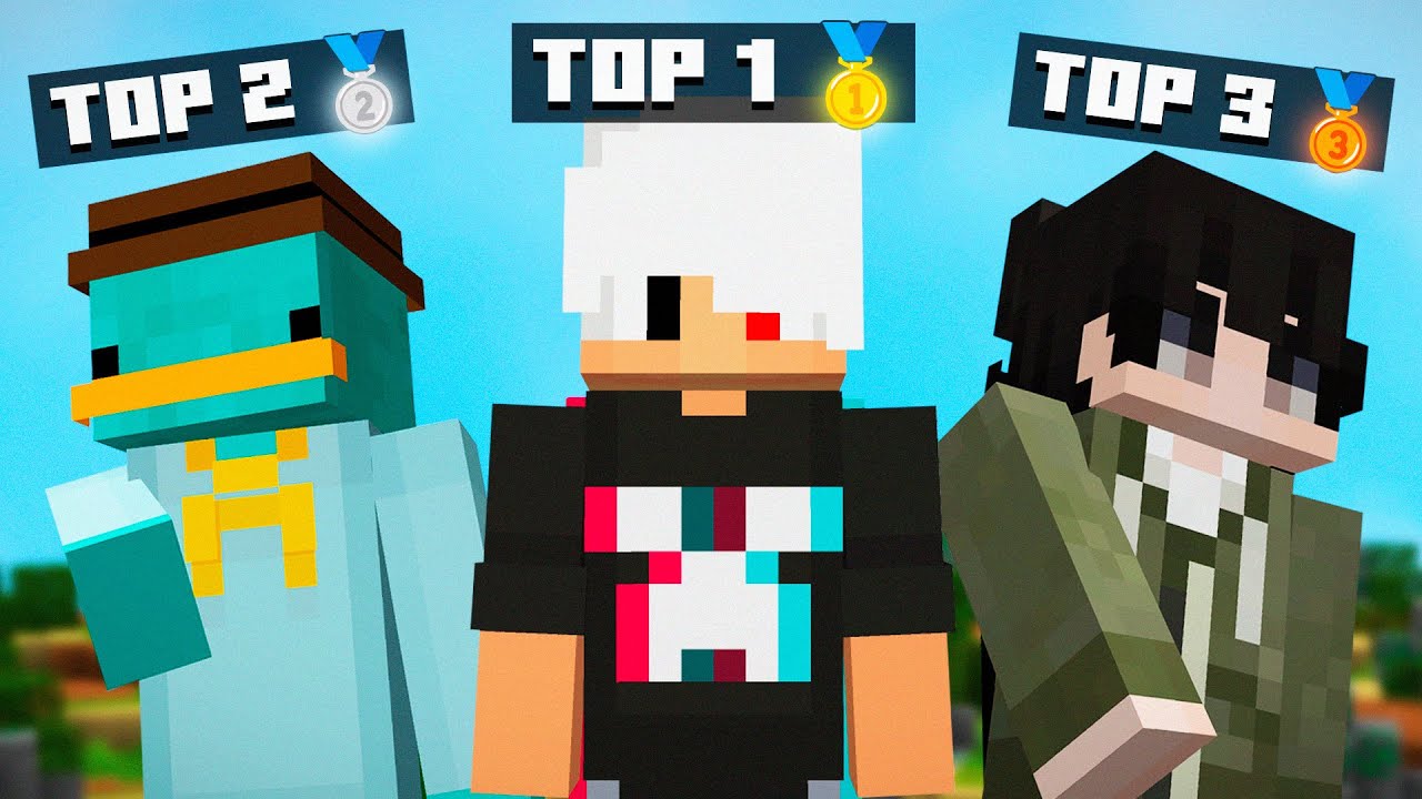 JOGANDO COM O TOP 1, TOP 2 E TOP 3 DE BEDWARS