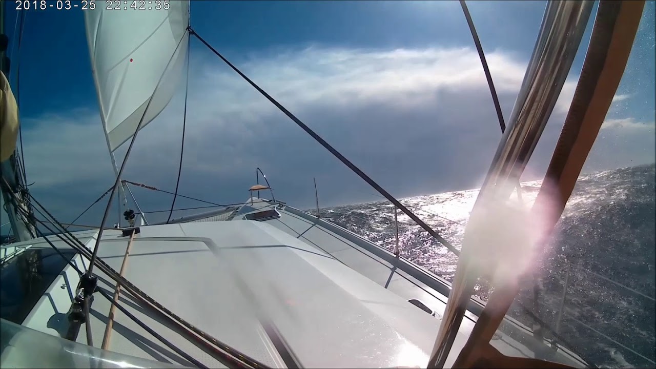 Hélia 44-La Rochelle-Monténégro-10 à 60 noeuds de vent-mars 2018