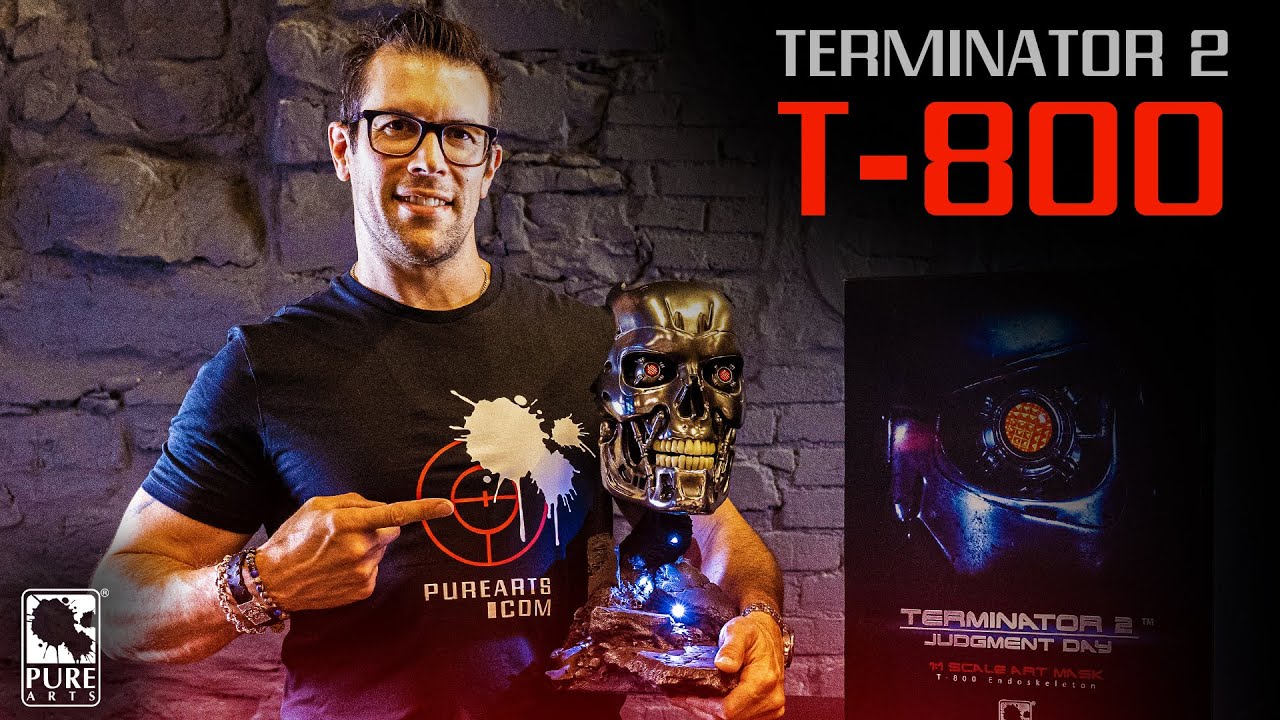 Unboxing the Terminator 2 T-800 Endoskull Art Mask from PureArts Studio!