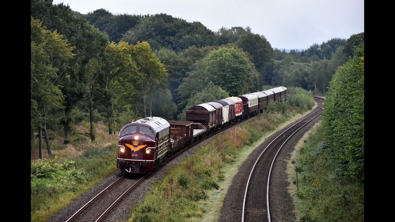 Danmarks Jernbanemuseum - MY 1135 - Afhentning af Damplokomotiver i Randers - September 2021