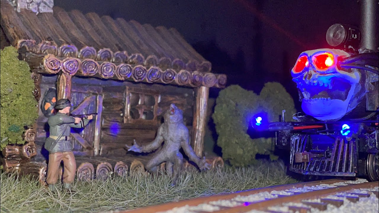 Tweetsie railroad’s Ghost train 2022 ride in on30 part 1 (with updated sound)