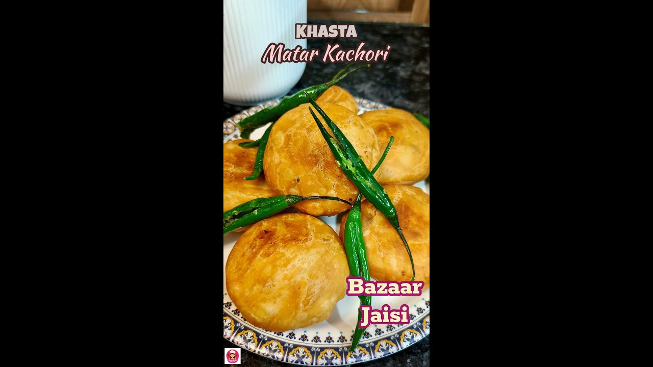 Khasta Matar Kachori Recipe | Crispy Winter Special Matar Kachori at Home | Step-by-Step