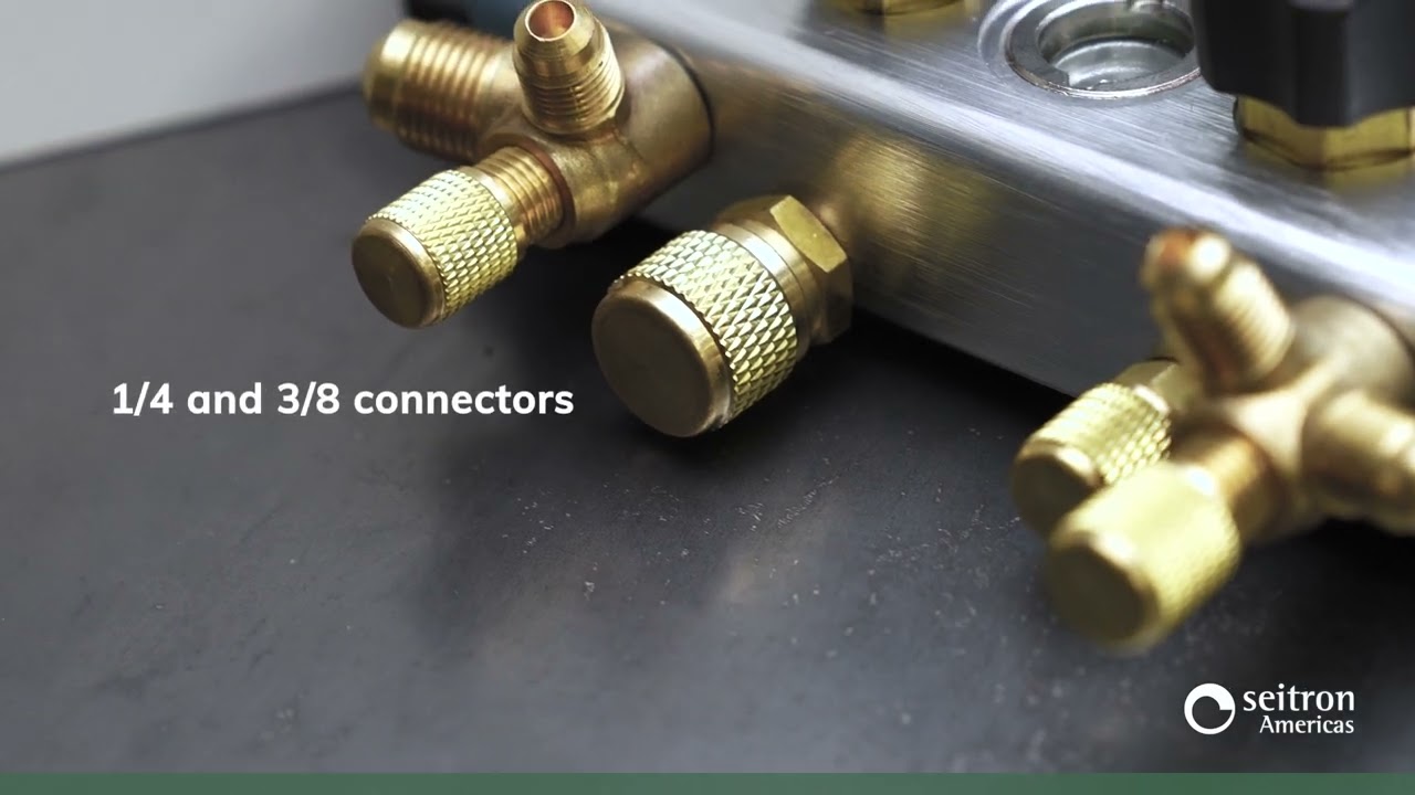 4-Way Digital Manifold Be Cool M4 for Refrigerant Gases