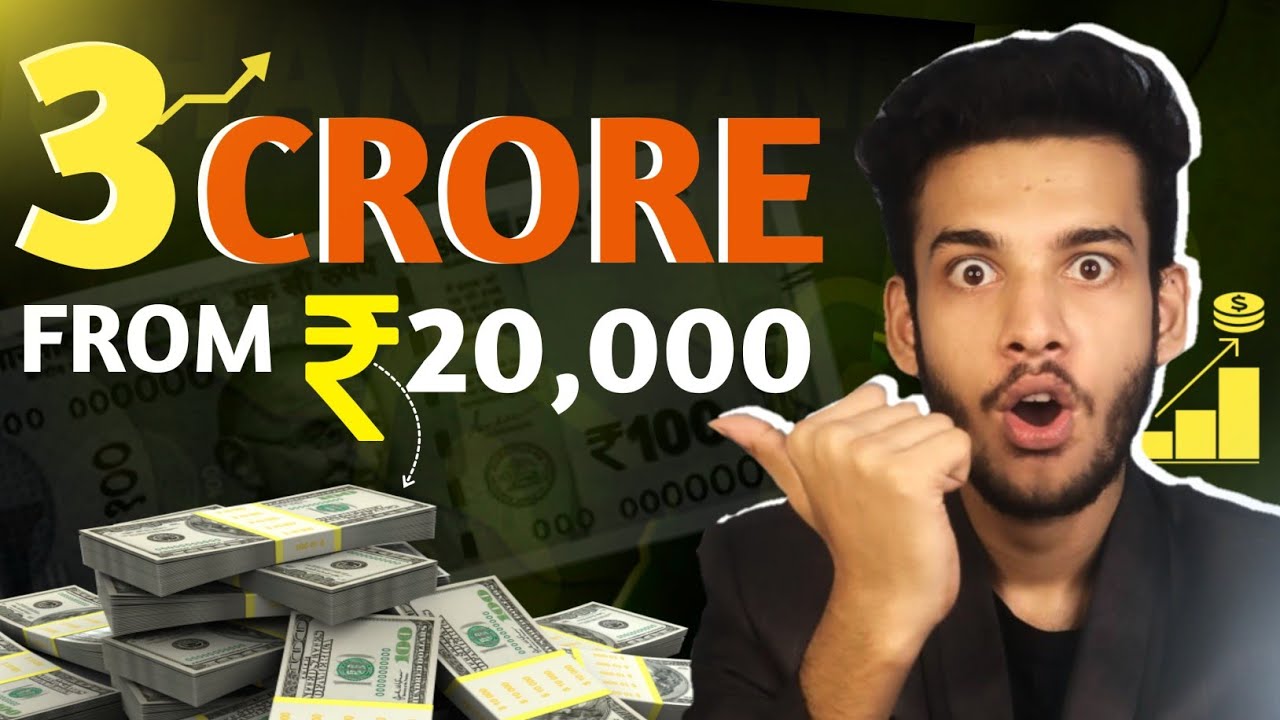 3Cr From 20,000 | Become crorepati in 10 years ? | compounding investment |Investing For beginners