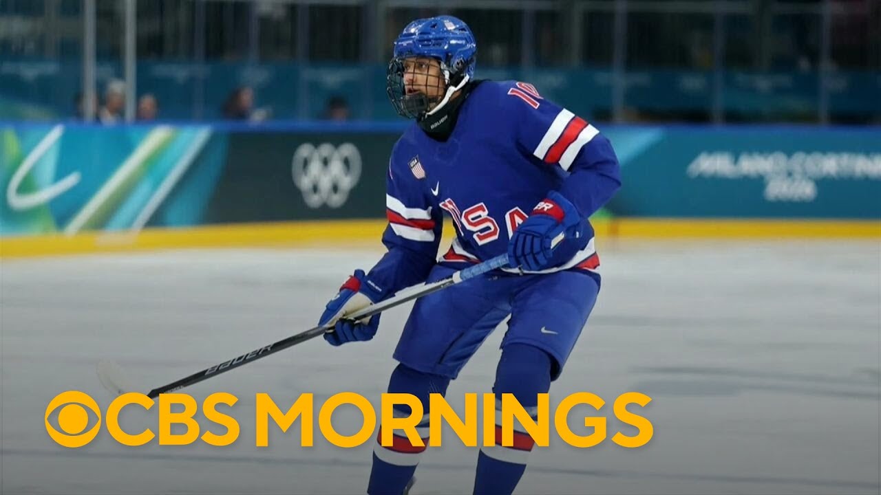 Laila Edwards speaks about being first Black woman on U.S. women's Olympic hockey team