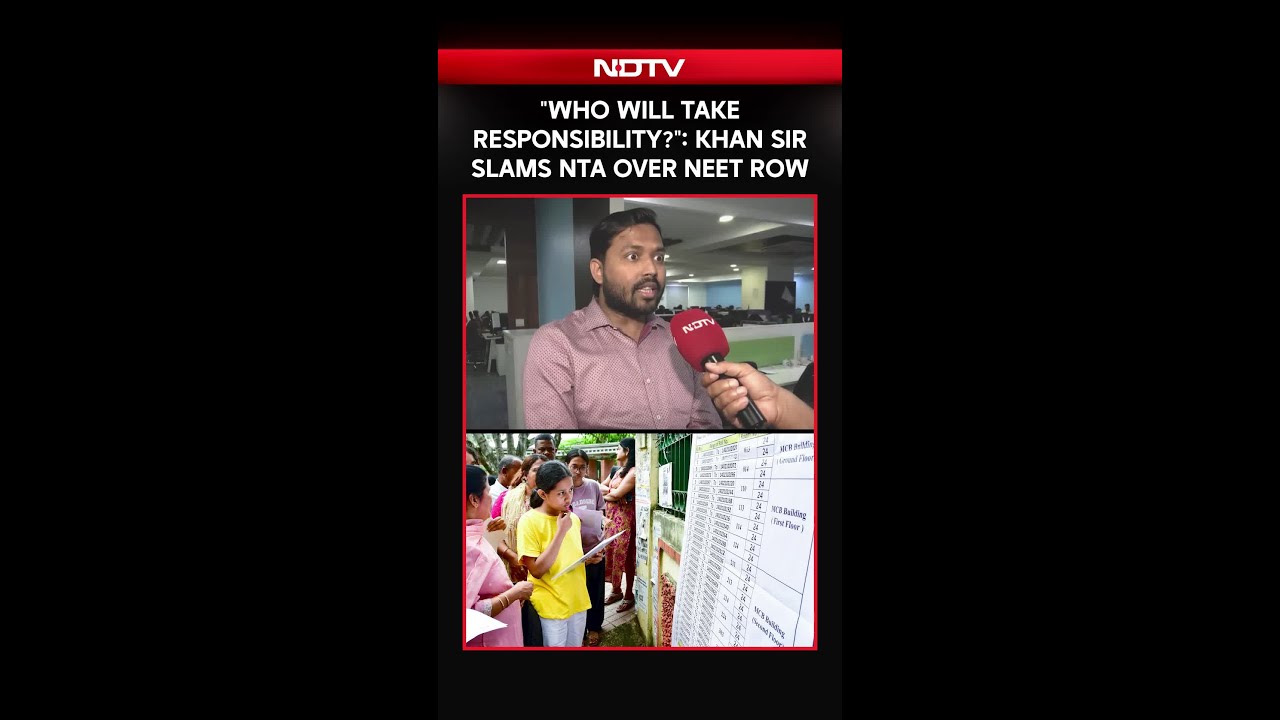 Khan Sir Slams NTA Over NEET Row: 
