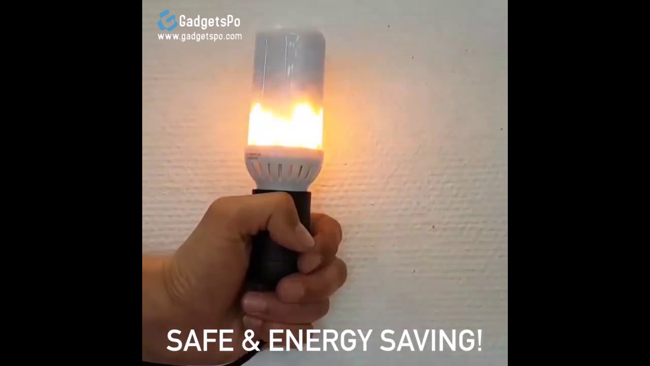 LED Flame Effect Light Bulb