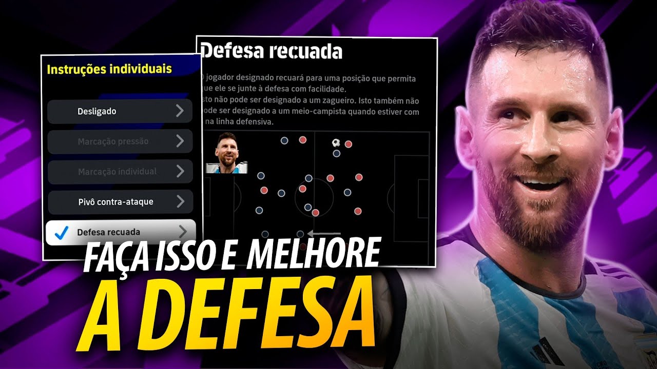 💥SÓ VOCÊ NÃO USA ESSAS INSTRUÇÕES NO E-FOOTBALL 2024