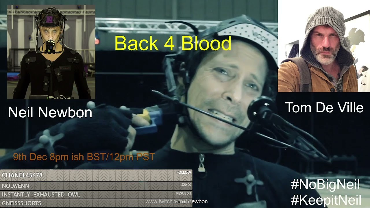 Back4Blood Heisenberg / Nemesis Actor fights alongside writer Tom De Ville