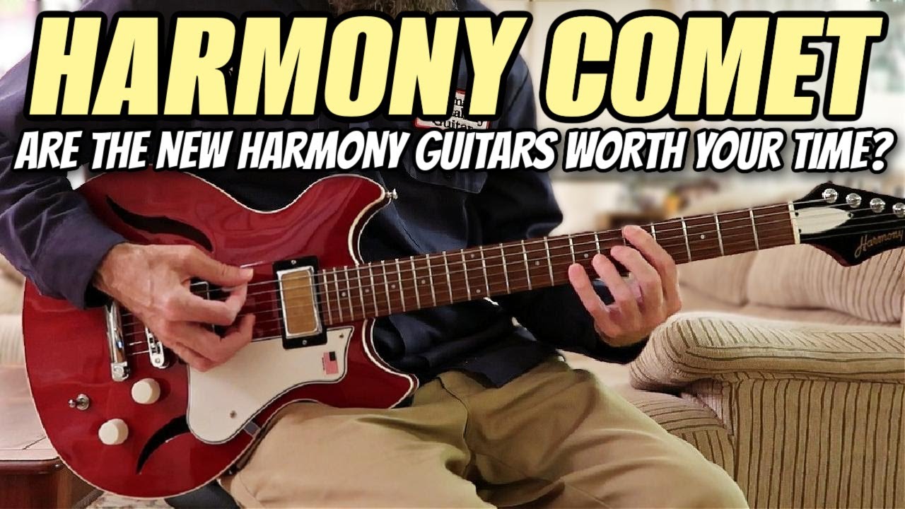 Harmony Comet - A Modern Guitar with a Nod to the Past!