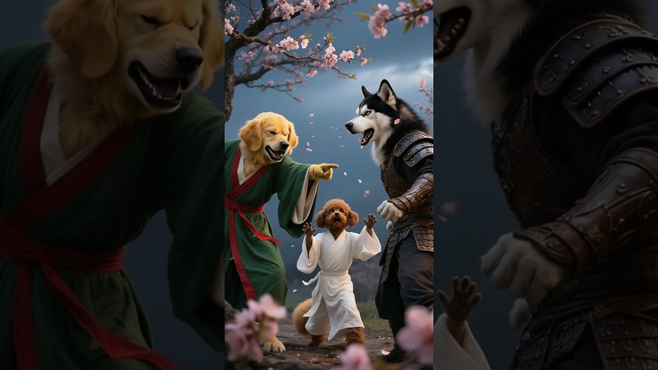 Doggy Romance of the Three Kingdoms 🐾 | Movie-Style Pet Drama #animalstory #heartwarming #shortfilm