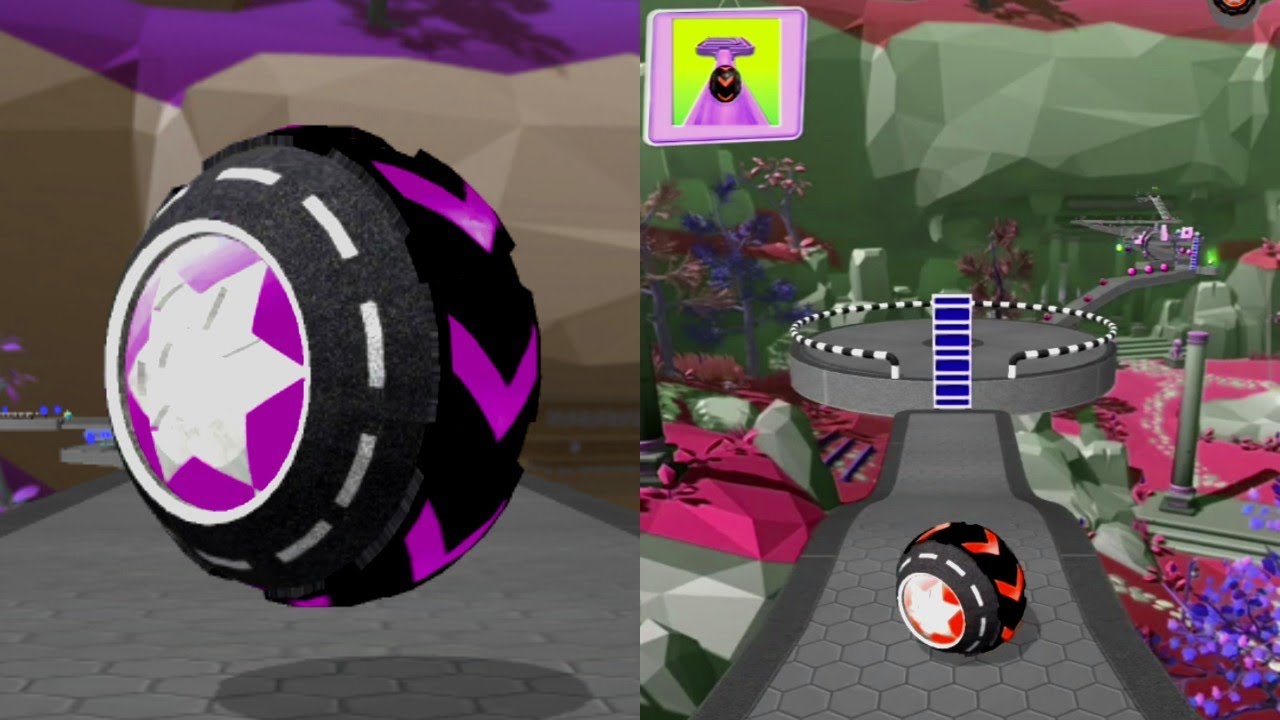 Rolling Balls Sky Escape Super Speedrun Android Fast Run Gameplay - 712