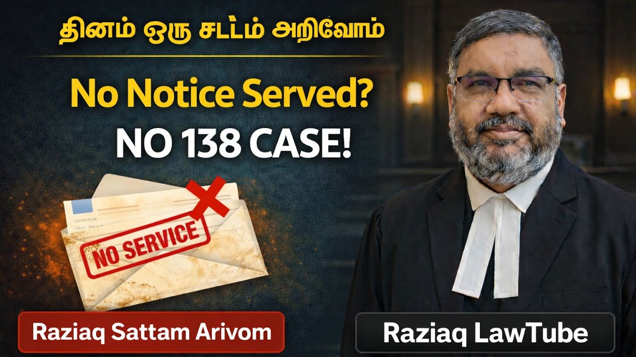 Cheque Bounce Defence – Notice Not Served / No Proof of Service | Section 138 NI Act | Legal Defence
