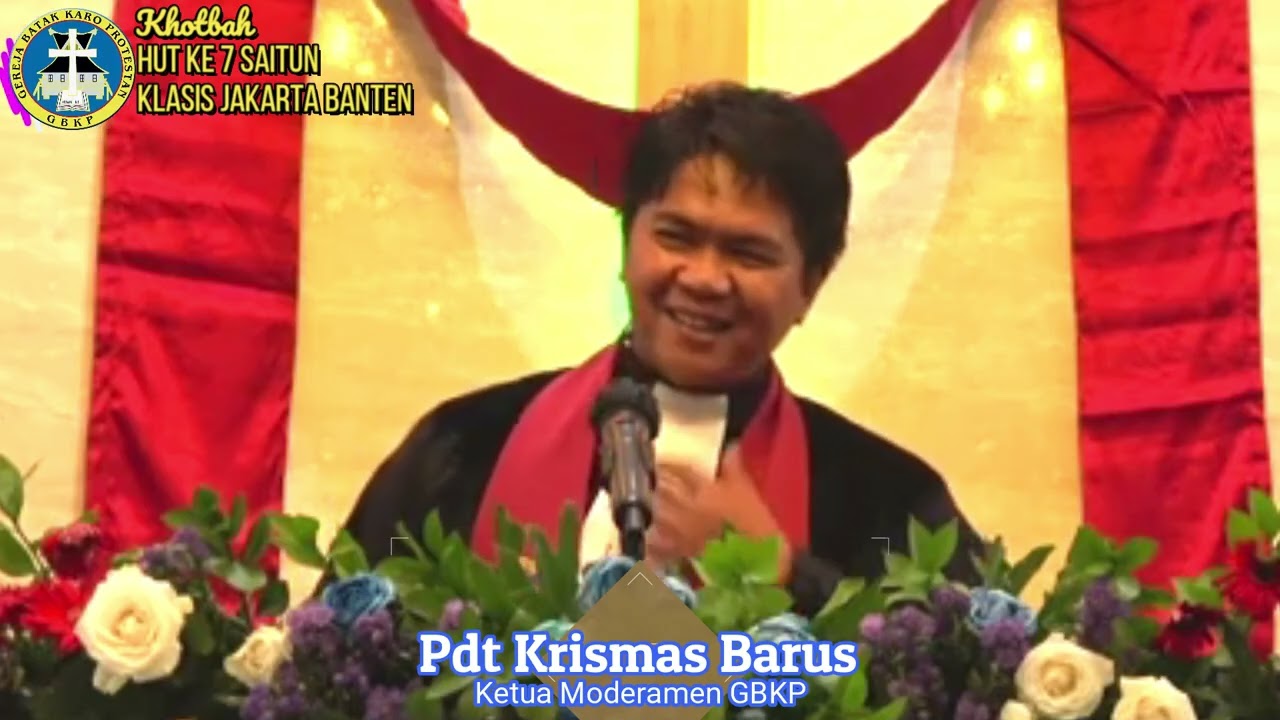 Part 1 - Saitun Jadi Pasu Pasu Guna Lingkungen - Kejadin 1:28 - Pdt Krismas Imanta Barus
