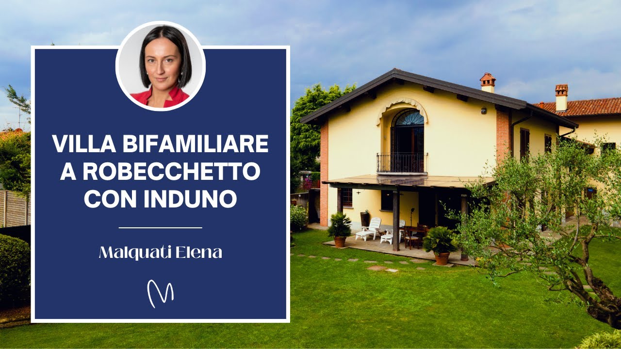 Villa bifamiliare a Robecchetto con Induno