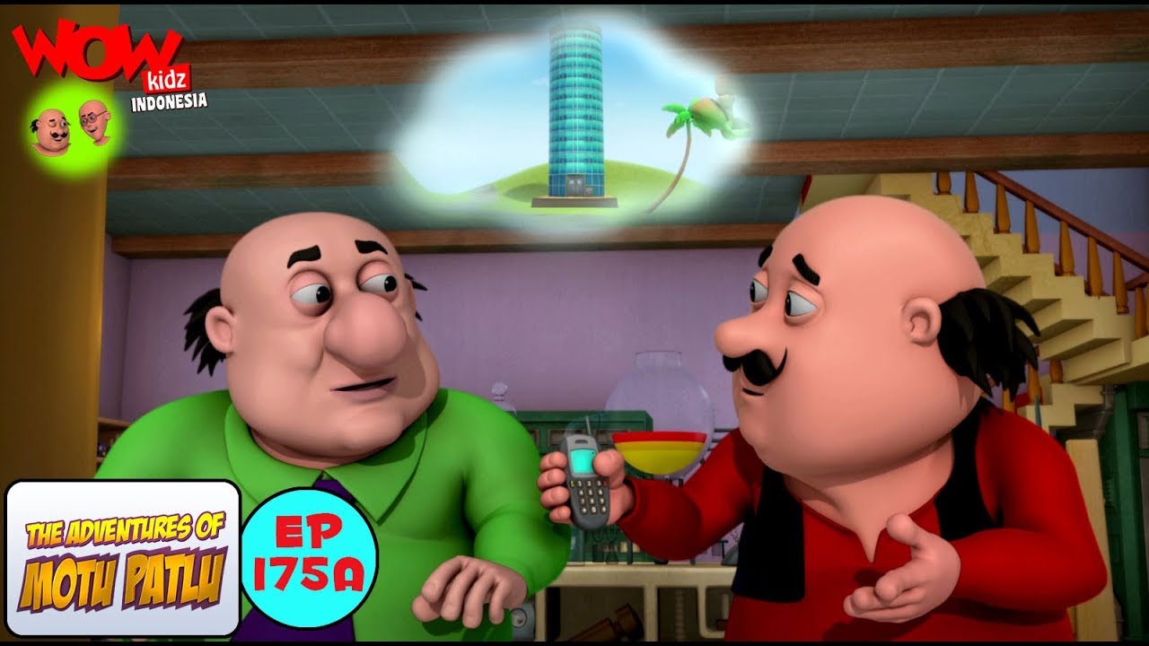 Gedung Berjalan  - Motu Patlu dalam Bahasa - Animasi 3D Kartun | WowKidz Indonesia