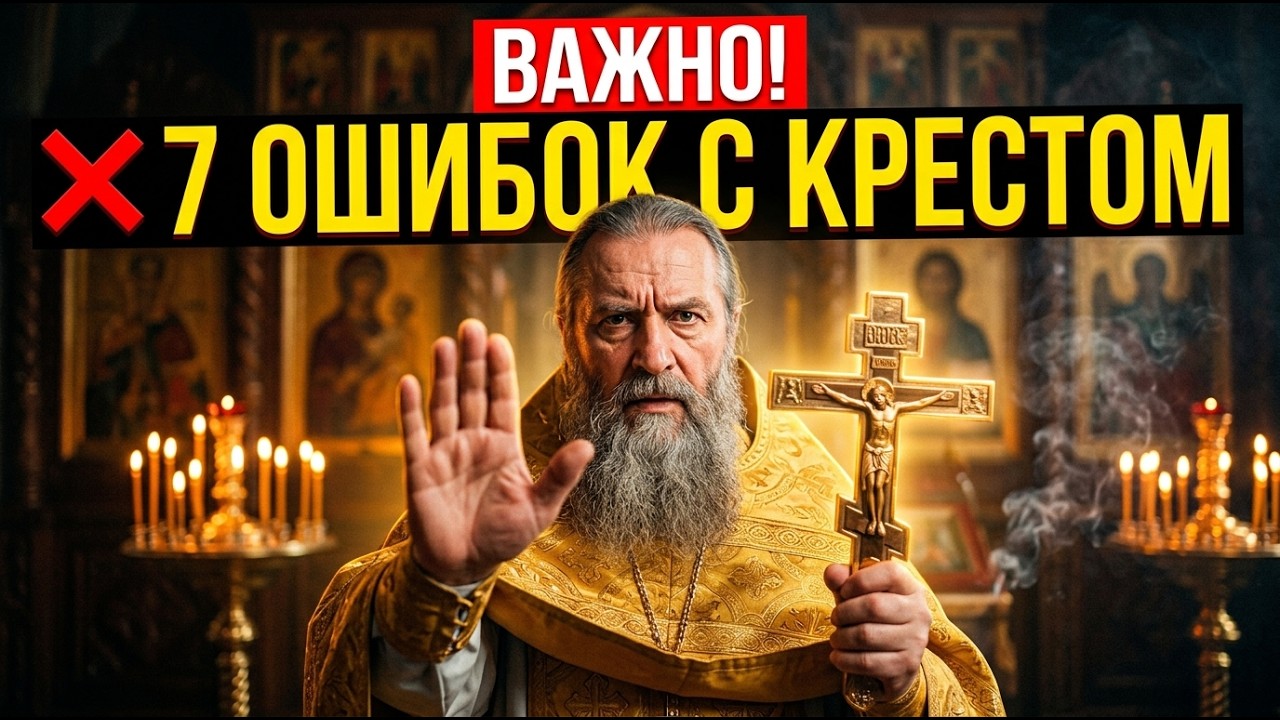 Почему БОГ НЕ СЛЫШЕТ? 7 РОКОВЫХ ошибок с нательным крестом. Ошибка №5 вас шокирует!
