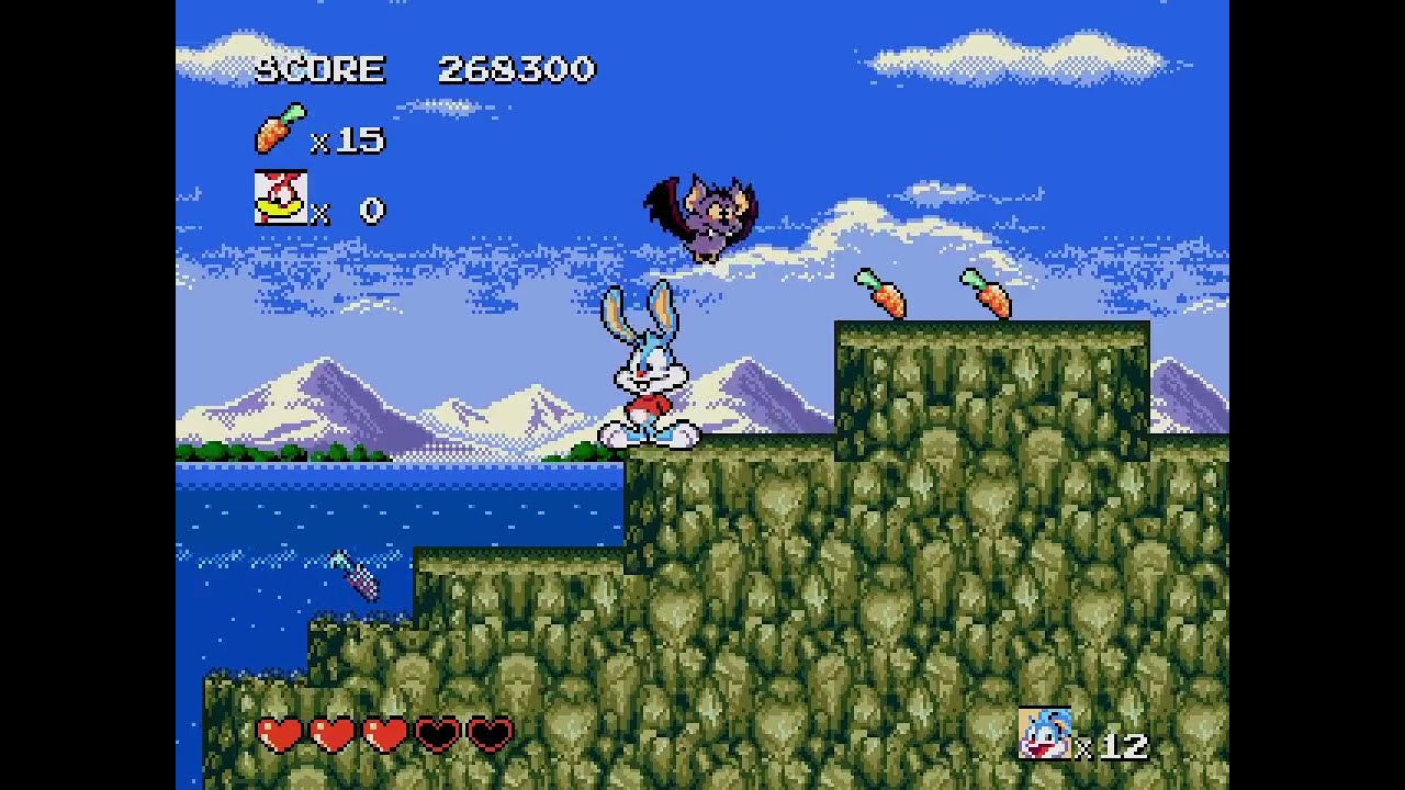 Tiny Toon - Niveles: Cueva de Lava - Bajo el mar - Barco