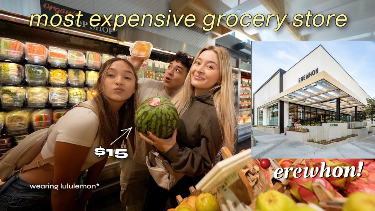 I went to the MOST EXPENSIVE GROCERY STORE in the world !