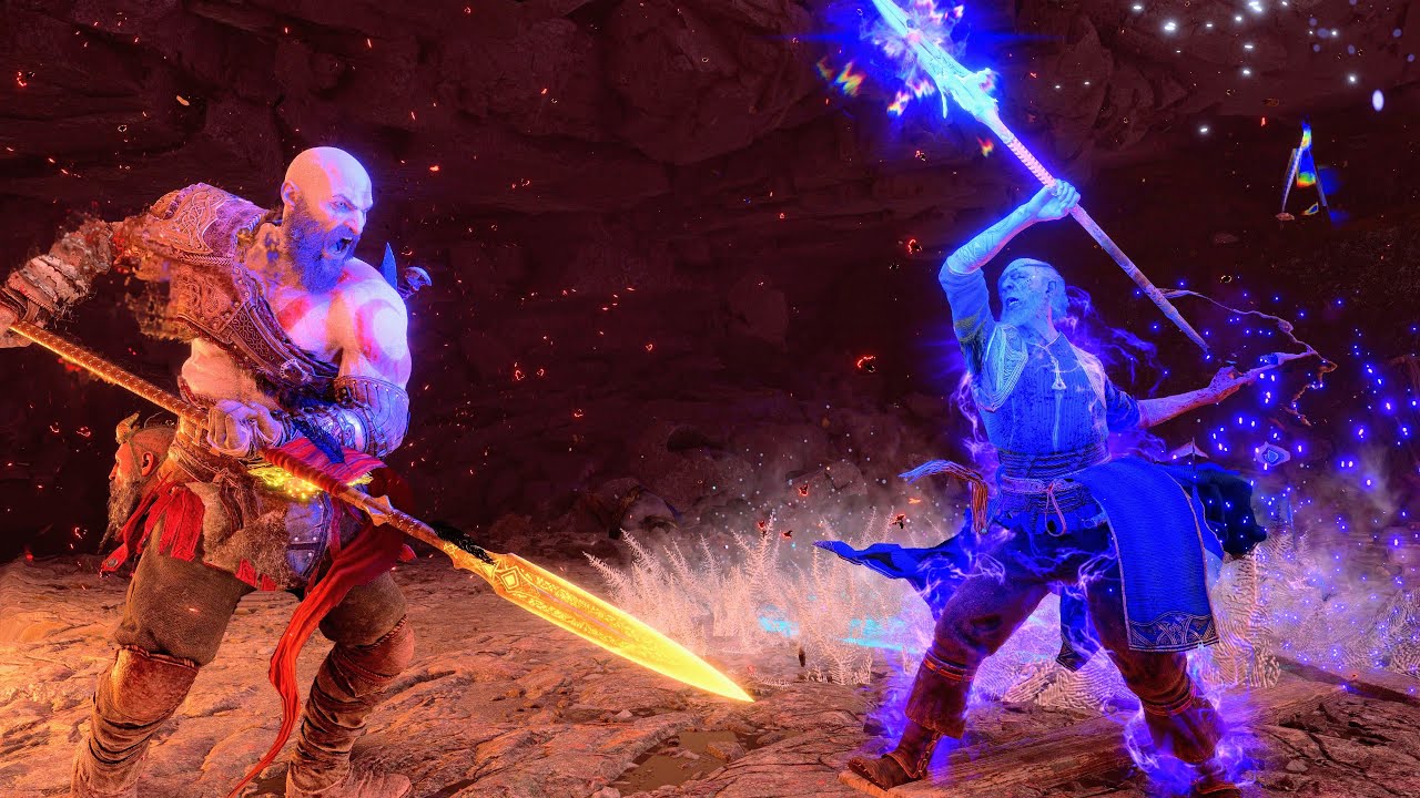 Ω Истинный уровень 1 Кратос против Одина GMGOW без урона и контрольных точек - God of War Ragnarok Ω