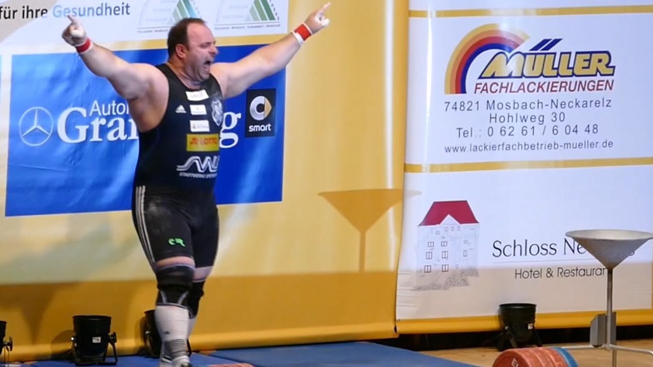 Almir Velagic 182kg Snatch 225kg Clean and Jerk AV 03 Speyer Gewichtheben  Bundesliga Finale 2015