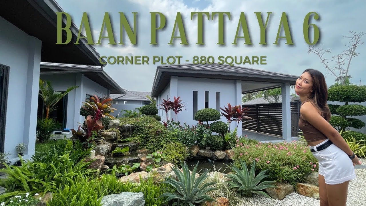 Beautiful large 4 bedrooms pool villa for sale at Baan Pattaya 6 - Huay Yai