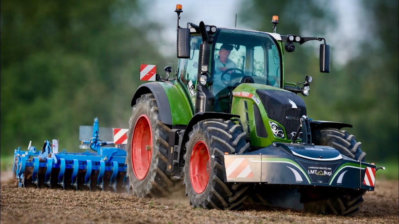 Fendt 724 Vario Gen6 Profi+ mit Lemken Heliodor 9 im Einsatz