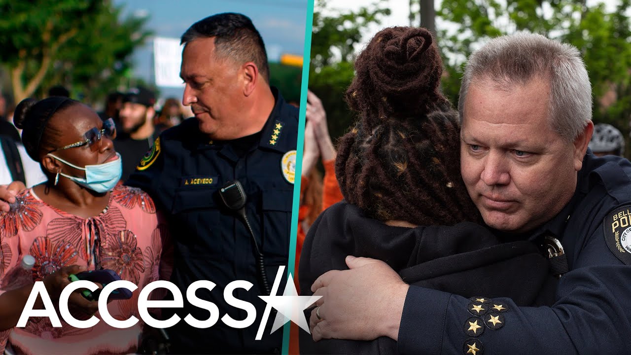 George Floyd Protesters Share Hugs & Solidarity With Police