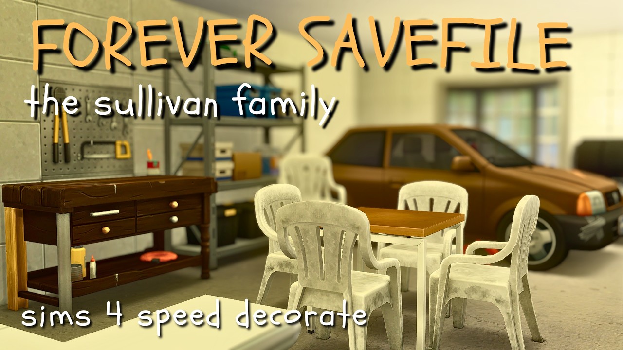 a cozy but chaotic family home | sims 4 forever savefile