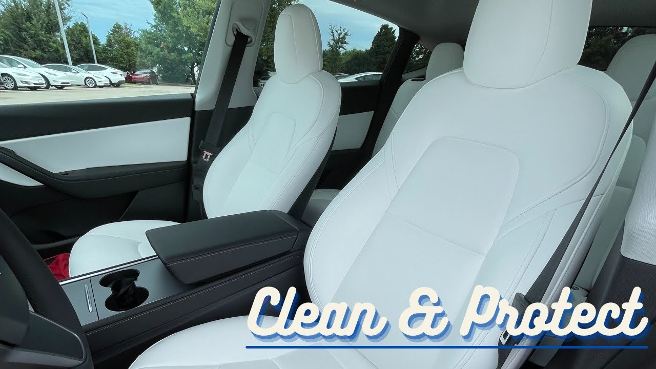 Tesla White Interior - Protect Your Tesla Model Y Interior