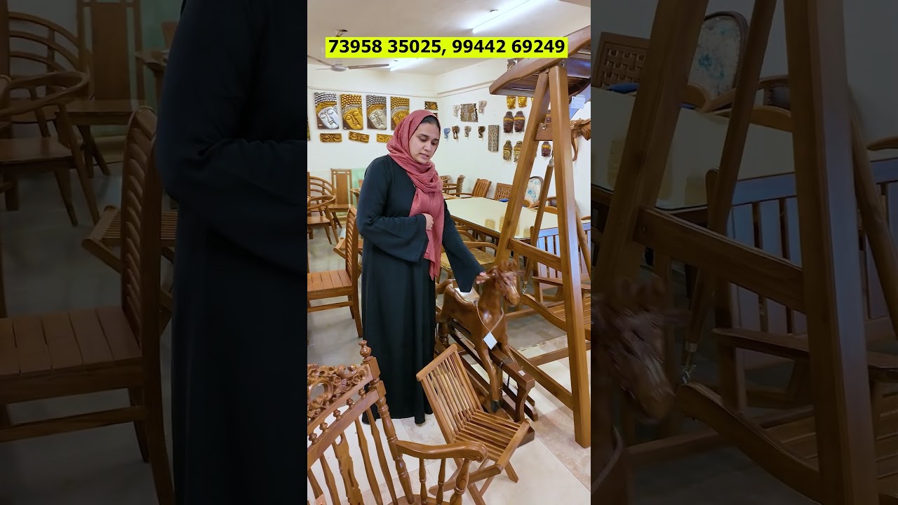 பார்த்தா வாங்காம விடமாட்டிங்க  100% Original Teak Wood Furniture | Teak Furnishings | salem