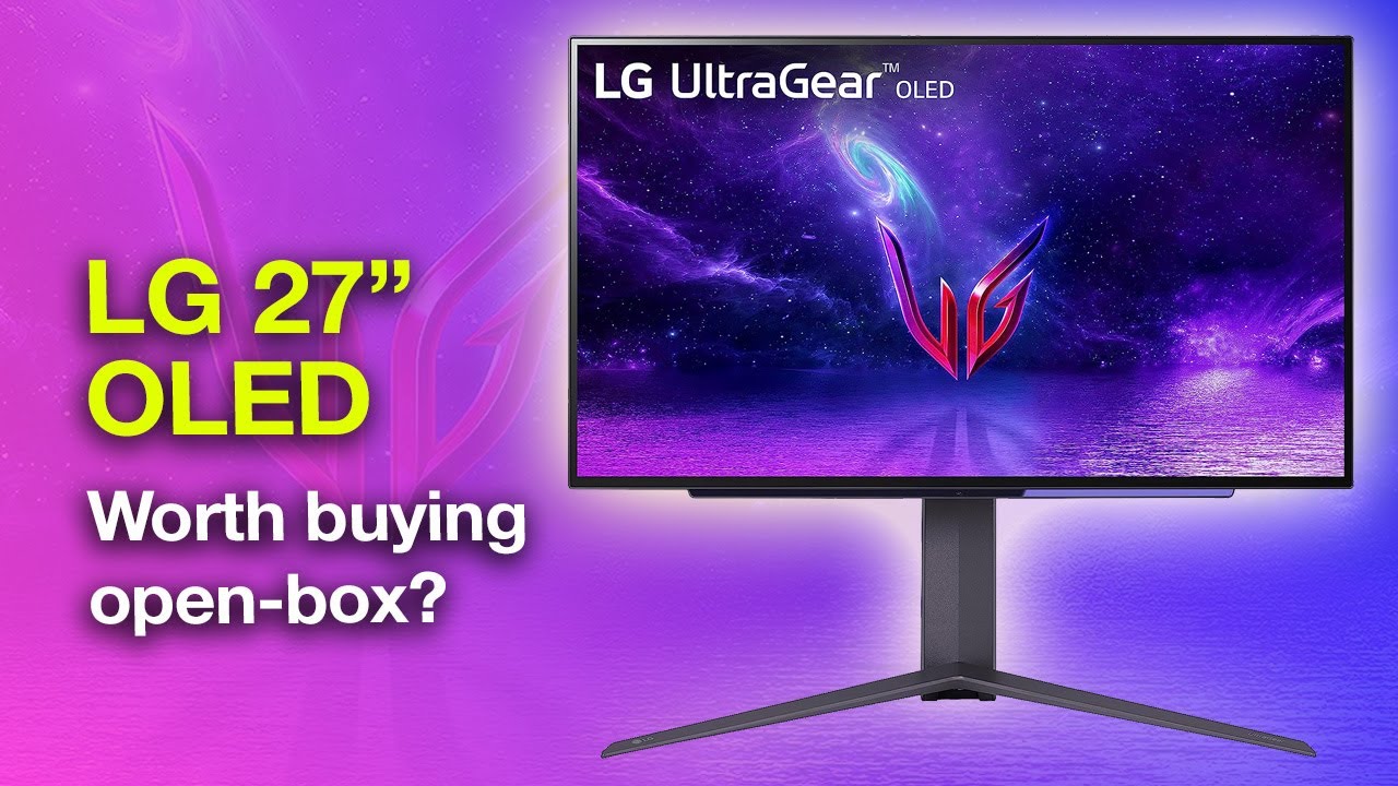 Open Box Deal Worth It ? LG 27 OLED 27GR95QE Gaming Monitor