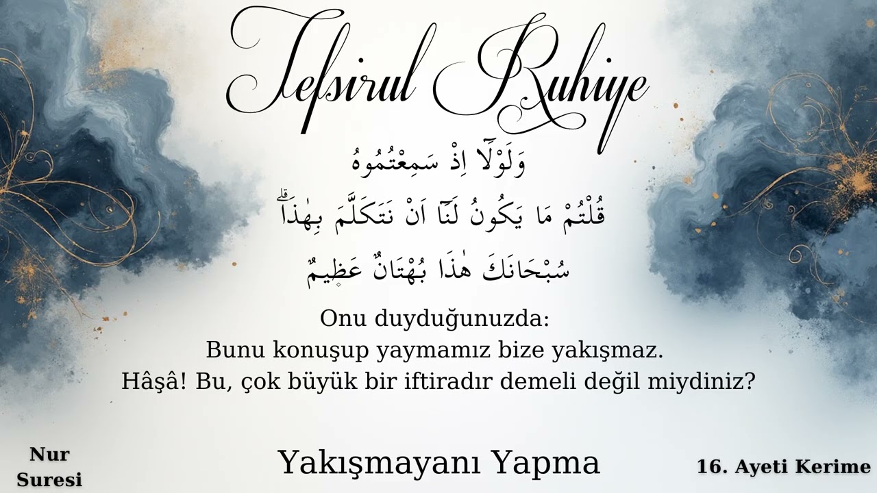 Yakışmayını Yapma